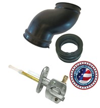 1998-2001 Yamaha Grizzly 600 Air Intake Manifold Boot Rubber Hose Petcock Fuel - £47.32 GBP