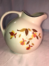 Hall Autumn Leaf 7 Inch Pitcher With Ice Lip Mint - $19.99