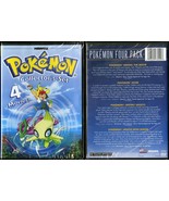 POKEMON COLLECTOR&#39;S SET 4 MOVIES DVD MIRAMAX VIDEO NEW SEALED - $470.61 MXN