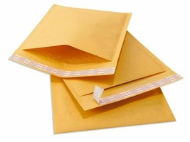 #000 4x8 Yellow Kraft Paper Bubble Padded Shipping Seal Envelopes Mailers 4&quot;x8&quot; - £15.87 GBP+
