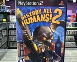Destroy All Humans 2 (Sony PlayStation 2, 2006) PS2 CIB Complete Tested! - $11.66