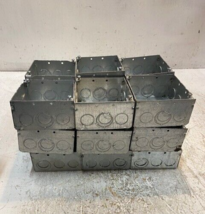 17 Quantity of Steel City 4 in 30.3 cu Metallic Square Boxes 521711234E ... - $55.59