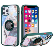Unique IMD Design Magnetic Ring Stand Case GALAXY Marble Green For iPhone 11 - £6.84 GBP
