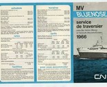 Bluenose Passenger Auto Brochure 1966 Bar Harbor Maine Yarmouth Nova Sco... - £17.55 GBP