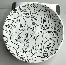 Signature Cat Pet Bowl Plate Food Dish Plate Adorable White 6” New - $19.75