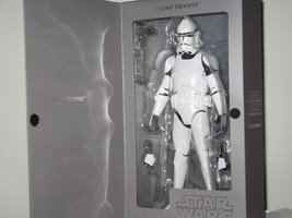Sideshow Medicom Toy Star Wars RAH 12&#39; Clone Trooper Action Figure New in Box - £259.74 GBP