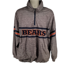 Chicago Bears G-III 1/4 Zip Gray Jacket Size XL Pullover - £27.02 GBP