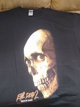 EVIL Dead II Dead By Dawn Classic Movie Poster T-Shirt ~Never Worn~ L/XL - £27.49 GBP+