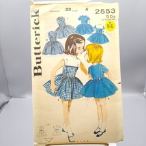 Vintage Sewing PATTERN Butterick 2553, Girls 1963 Variety Dress, Child Size 4 - $23.22