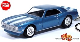 Rare Key Chain 1968/69 Blue Chevy Camaro Ss Z28 Chevrolet Great Gift Or Diorama - £35.38 GBP