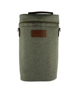 Wine Carrier Tote Bag Insulated 2 Bottle Cooler Carrying Case for Travel... - £13.13 GBP