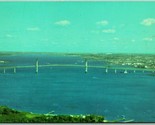 NEWPORT Ponte Narragansett Bay NEWPORT Rhode Island Ri Unp Cromo Cartoli... - $5.07