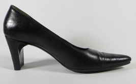 Authentic GUCCI Tom Ford Era Black Leather Pumps Heels Pointed Toe in Box Sz 8 B - £181.97 GBP