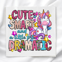 Colorful Unicorn Fabric Square Quilt Block for sewing, quilting, crafting - $3.60+