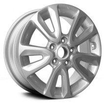 Wheel For 2012-2013 Kia Soul 16x6.5 Alloy 5 V Spoke Bright Silver Offset 50mm - £245.22 GBP