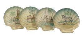 Zeckos Set of 4 Animal Decorative Plates 10 Inch Diameter - £77.58 GBP