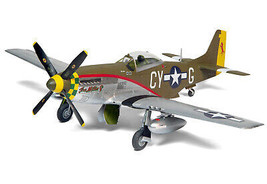 Level 2 Model Kit North American P-51D Mustang Fighter Aircraft w 2 Scheme Optio - £43.33 GBP