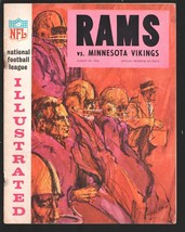 Los Angeles Rams vs Minnesota Vikings NFL Football Game Program-8/29/1964- LA... - £50.78 GBP