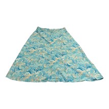 Christopher &amp; Banks A-Line Skirt Women&#39;s 8 Petite Multicolor Printed Pol... - $26.11