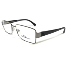 Emporio Armani Eyeglasses Frames EA 1011 3010 Black Silver Rectangular 54-17-140 - £52.14 GBP