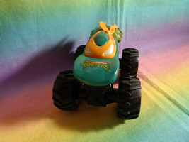 2010 Mattel Hot Wheels Monster Truck Teenage Mutant Ninja Turtles Michelangelo  - £7.72 GBP