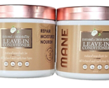 2 Pack Mane Manna Kadar Coconut &amp; Shea Butter Leave In Conditioner Curly... - £20.77 GBP