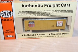 HO Scale Con-Cor, 40&#39; Box Car, Union Pacific, Yellow, #160285 - 009452 - £23.60 GBP