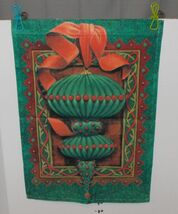 Toland Art 12" X 18" MINI GARDEN FLAG Christmas Ornament Red Green Decor... - $9.85