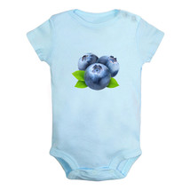 Baby Fruit Blueberries Pattern Rompers Newborn Bodysuits Infant Babies Jumpsuits - £8.33 GBP