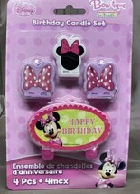 Disney Minnie Mouse Bow-tique Birthday Candle Set - £1.95 GBP