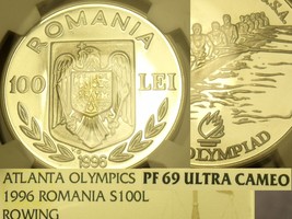 Romania 1996 100 Lei NGC Proof 69 Ultra Cameo~Highest graded~10k Minted~Fr/Ship - £114.15 GBP