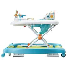 4-in-1 Baby Walker, Foldable Baby Activity Center on Wheels, 3 Adjustabl... - $116.20