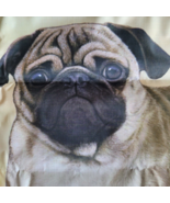 PUG Tote Foldable to Pouch Bag Shopper Beach Handbag Puppy Folding Compa... - $20.29 CAD