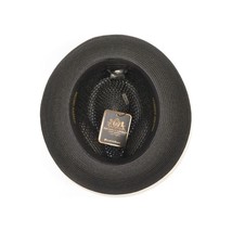 Men's Summer Spring Braid Straw style Hat by BRUNO CAPELO JULIAN JU900 Black image 3