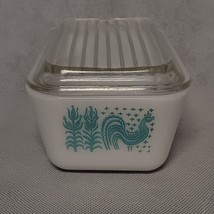 Pyrex Amish Butterprint 502 Refrigerator Dish With Lid No Chips 1.5 Pint - $38.95