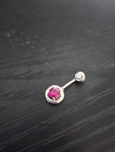 Ruby Silver Pendant With Cubic Zeconia - $17.99