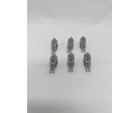 Lot Of (6) Race Car Driver In Seat Plastic Miniatures 3/4&quot; - $29.69