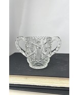 Clear Vintage Imperial Glass Mogul Variant Mini Open Sugar EAPG Pressed ... - $11.30