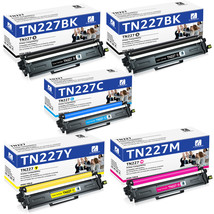 5X Tn227 Tn223 Toner Cartridge Replacement For Brother Hl-L3210Cw Hl-L32... - £66.11 GBP