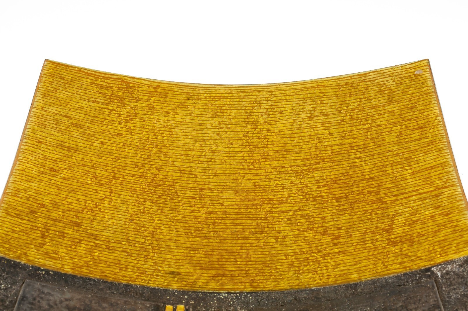Studio Del Campo Bronze and Enamel Centerpiece Plate Signed Good Item image 6