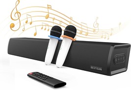 Soundbar For Tv, Bestisan Bluetooth 5.0 Sound Bar With 2, Optical/Aux/Coax - $111.93