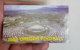 Vintage 1980s University of Oregon Ducks Mini Pocket Schedule Football 1983 - $9.79
