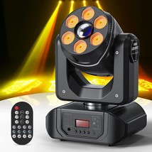 Uking 60W Moving Head Lights 6 Bee Eye Rgbw Led Stage Lighting Dj Light With 8 - £102.66 GBP