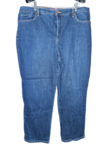 Gloria Vanderbilt Amanda Stretch Blue Denim Jeans  - Size 18W Short - £19.65 GBP