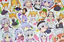 50 Miss Kobayashi&#39;S Dragon Maid Waterproof Anime Stickers For Hydro Flask Laptop - £12.22 GBP