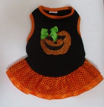 Wagby Halloween Pumpkin Dress Small Dogs - £10.06 GBP