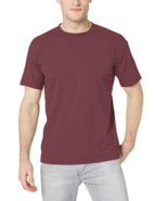 Clementine Mens 4.8 Oz. Cotton Short-Sleeve T-Shirt Marsala 3XL New - £7.10 GBP