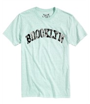 Univibe Men&#39;s Brooklyn Graphic Print T Shirt, Color:Green  , Size:XL - $21.37
