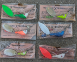 Vintage Bishop Tackle Walleye X Terminator Fishing Lures Assorted Lot of 6 - £31.19 GBP