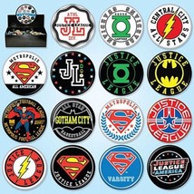 DC JLA &amp; Sports Logos Metal Button Assortment of 15 Ata-Boy CHOOSE YOUR ... - £1.58 GBP